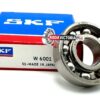 SKF W6001 Deep Groove Ball Bearing, Open, No Seals 12x28x8 mm