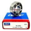 SKF W6001 Deep Groove Ball Bearing, Open, No Seals 12x28x8 mm - Image 2