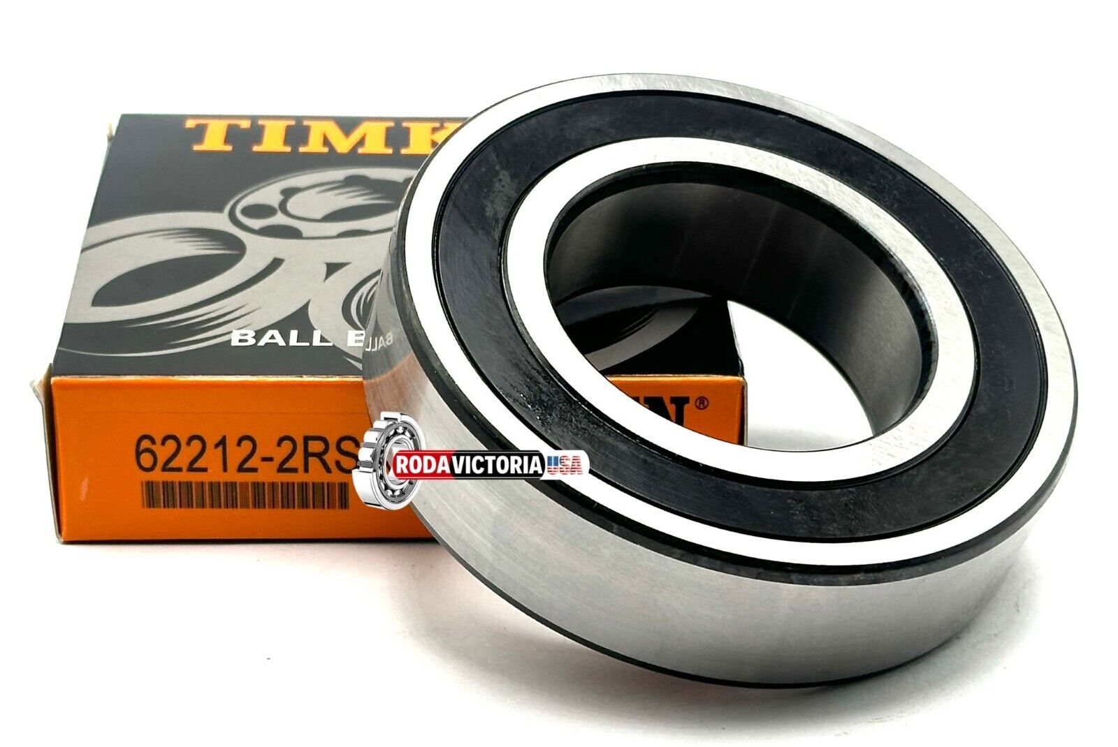 Timken 6201-2RS Deep Groove Ball Bearing – Rubber Sealed – 12x32x10 Mm