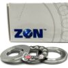 ZEN S51102 Axial Deep Groove Ball Bearing Stainless Steel 15x28x9 mm - Image 2