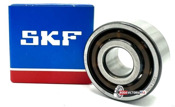 SKF 3303 ATN9 Angular Contact Ball Bearing, Open, No Seals 17x47x22.2 mm - Image 3