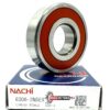 NACHI 6306 2NSE9 DEEP GROOVE BALL BEARING, RUBBER SEALED 30x72x19 mm 6306 2RS - Image 2