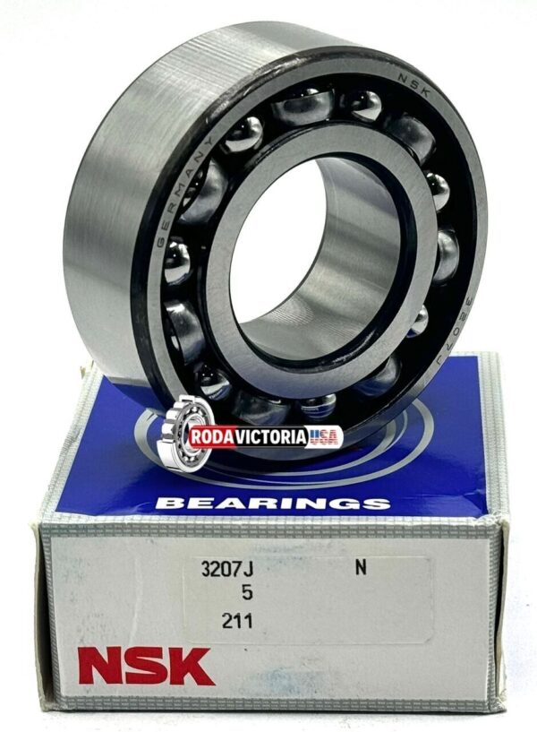 NSK 3207 J ANGULAR CONTACT BALL BEARING, OPEN TYPE, NO SEALS 35x72x27 mm 5207 - Image 5