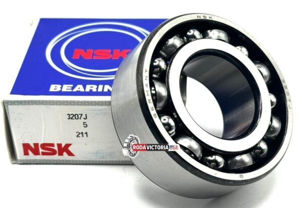 NSK 3207 J ANGULAR CONTACT BALL BEARING, OPEN TYPE, NO SEALS 35x72x27 mm 5207 - Image 4