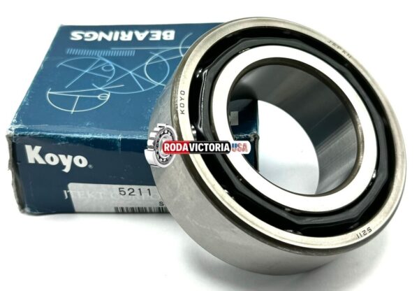 KOYO JAPAN 5211 Angular Contact Ball Bearing, Open, No Seals 55x100x33.30 mm