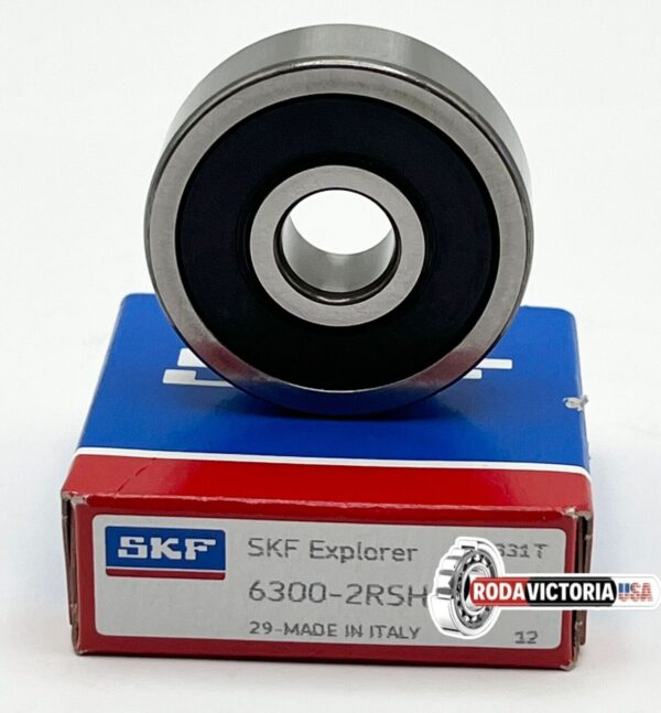 SKF 6300 2RSH C3 DEEP GROOVE BALL BEARING, RUBBER SEALED 10x35x11 mm - Image 2