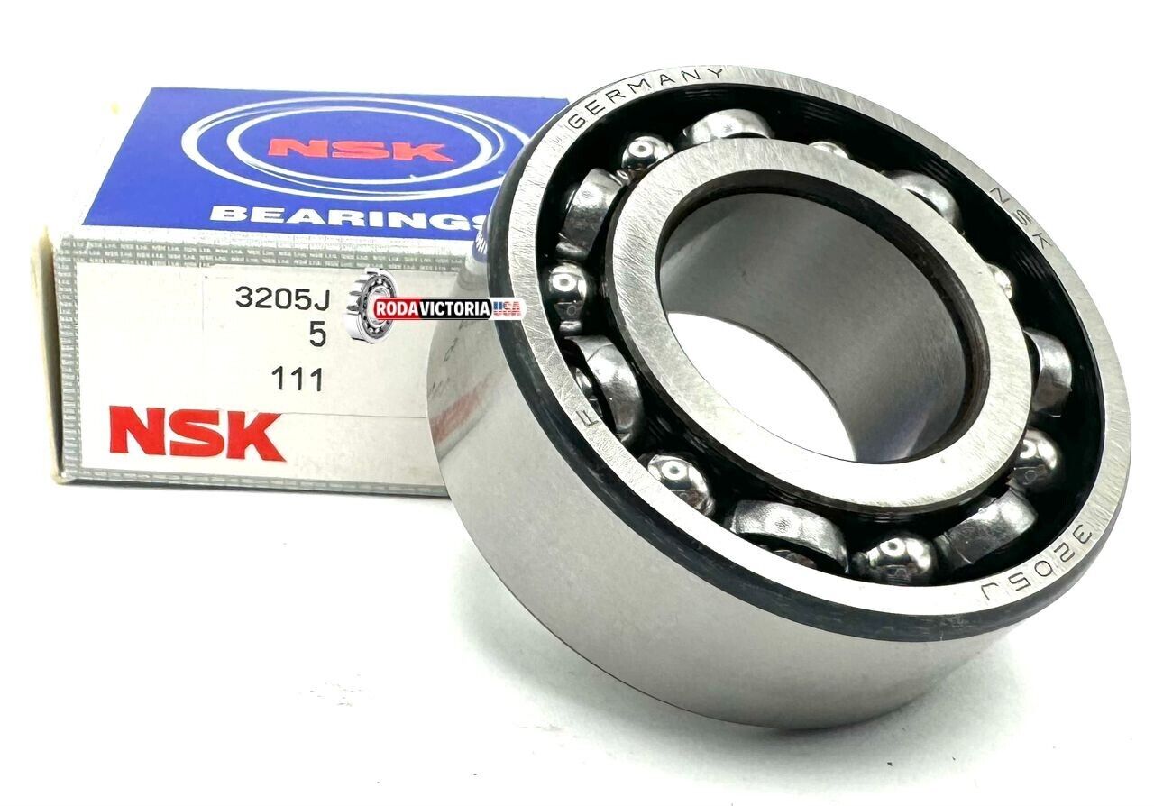 thumbnail image 2 of NICHE 5205-2RS Double Row Angular Contact Wheel Bearings 25x52x20.5mm (10 Pack) - Chrome Steel 2 of 3