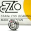 EZO JAPAN S626 ZZ Deep Groove Ball Bearing, Metal Shielded Stainless Steel 6x19x6 mm W626 ZZ