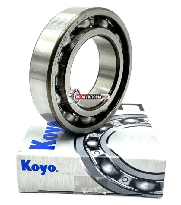 KOYO (JTEKT) 6007 CM Deep Groove Ball Bearing, Open, No Seals 35x62x14 mm - Image 4