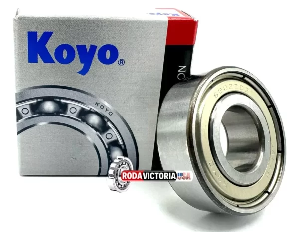 KOYO (JTEKT) 6202 ZZ DEEP GROOVE BALL BEARING, METAL SHIELDED 15x35x11 mm - Image 4