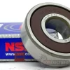 NSK JAPAN 6201 DDU C3 Deep Groove Ball Bearing, Rubber Sealed 2RS LLU 12x32x10 mm