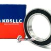 KBS 61908 2RS DEEP GROOVE BALL BEARING, RUBBER SEALED 6908 40x62x12 mm - Image 3