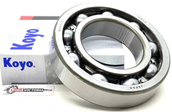 KOYO JAPAN 6209 CM Deep Groove Ball Bearing, Open, No Seals 45x85x19 mm - Image 2