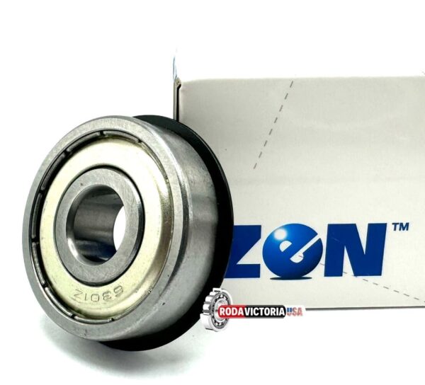 ZEN 6301 ZZ NR BALL BEARING METAL SHIELDED BOTH SIDES + SNAP RING 12x37x12 mm - Image 4