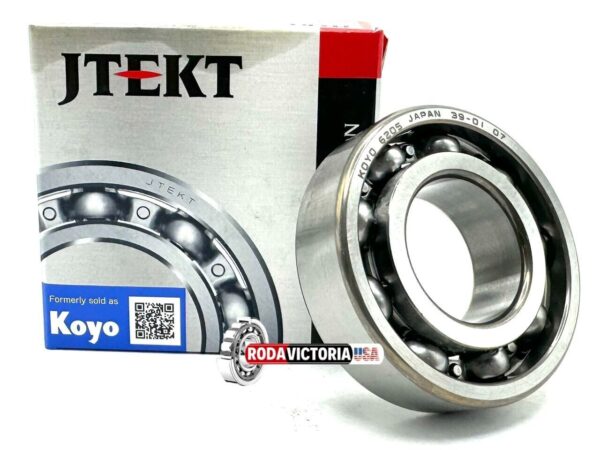 KOYO JAPAN JTEKT 6205 Deep Groove Ball Bearing, Open, No Seals 25x52x15 mm