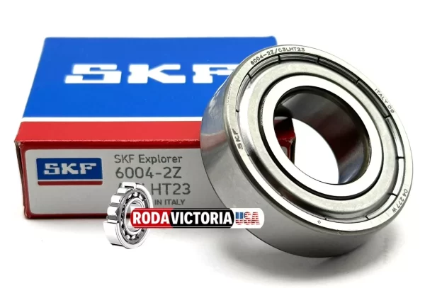 SKF 6004 ZZ C3 LHT23 Deep Groove Ball Bearing, Metal Shielded 20x42x12 mm