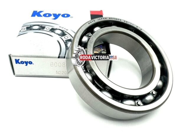 KOYO (JTEKT) 6008 C3 Deep Groove Ball Bearing, Open, No Seals 40x68x15 mm