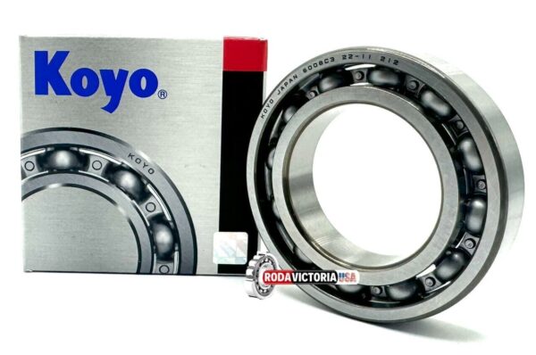 KOYO (JTEKT) 6008 C3 Deep Groove Ball Bearing, Open, No Seals 40x68x15 mm - Image 3