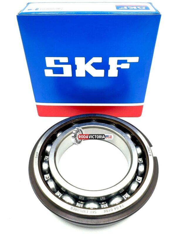 SKF 6010 NR BALL BEARING, OPEN TYPE, NO SEALS + SNAP RING 50x80x16 mm - Image 5