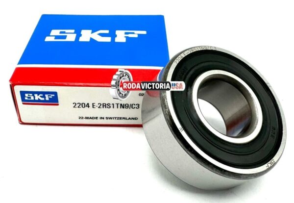 SKF 2204 E 2RS1TN9 C3 Self Aligning Ball Bearing, Rubber Sealed 20x47x18 mm