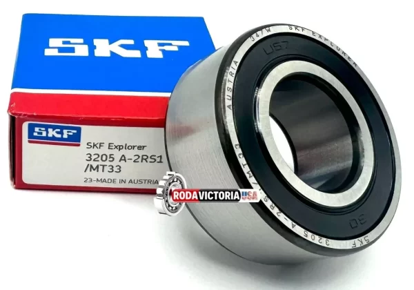 SKF 3205 A 2RS1 MT33 ANGULAR CONTACT BALL BEARING 25x52x20.6 mm