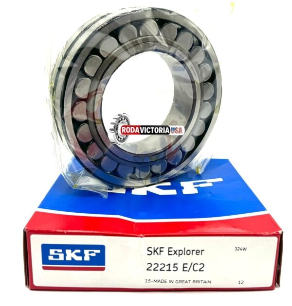 SKF 22215 E C2 SPHERICAL ROLLER BEARING 75x130x31 mm - Image 3