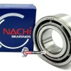 NACHI JAPAN 5206 C3 DOUBLE ROW ANGULAR CONTACT BEARING 30x62x23.8 mm 3206 C3 - Image 3
