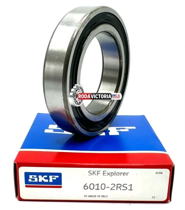 SKF 6010 2RS1 DEEP GROOVE BALL BEARING, RUBBER SEALED 50x80x16 mm - Image 3