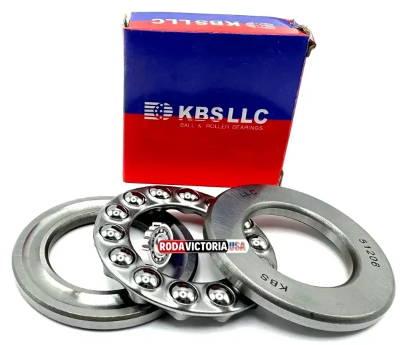 KBS 51206 THRUST BALL BEARING 30x52x16 mm - Rodavictoria USA