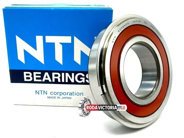 NTN JAPAN 6208 LLU NR/5K C3 BALL BEARING, RUBBER SEALED + SNAP RING 40x80x18 mm - Image 3