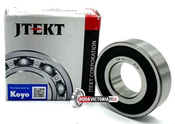 KOYO (JTEKT) JAPAN 6002 2RS C3 Deep Groove Ball Bearing, Rubber Sealed 15x32x9 mm - Image 3