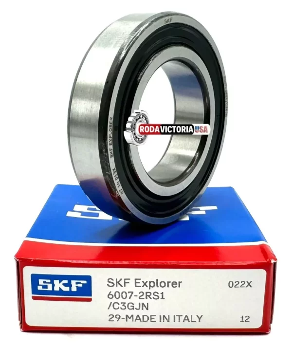 SKF 6007 2RS C3 GJN Deep Groove Ball Bearing, Rubber Sealed 35x62x14 mm - Image 2