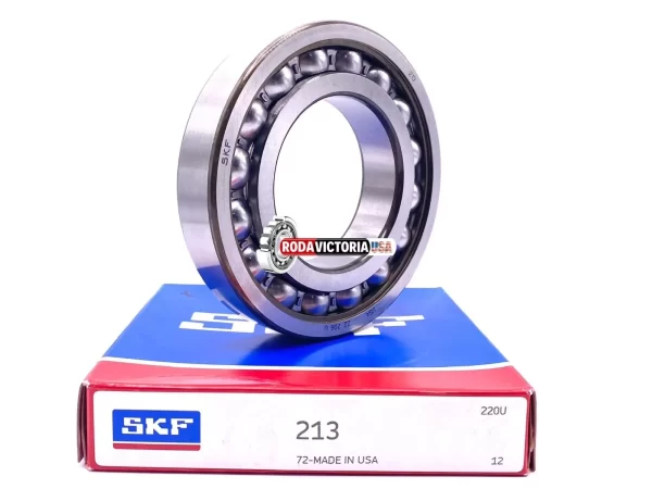 SKF 213 C3 Deep Groove Ball Bearing, Open, No Seals 65x120x23 mm - Image 3