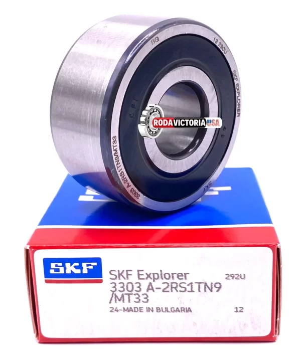 SKF 3303 A 2RS1 TN9 MT33 ANGULAR CONTACT BALL BEARING 17x47x22.2 mm - Image 2