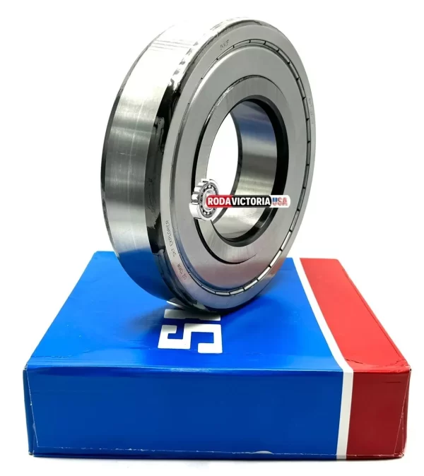 SKF 6317 ZZ DEEP GROOVE BALL BEARING, METAL SHIELDED 85x180x41 mm - Image 2