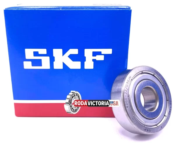 SKF 6200 2Z C3 GJN Deep Groove Ball Bearing, Metal Shielded 10x30x9 mm