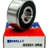 KBS 62201 2RS DEEP GROOVE BALL BEARING, RUBBER SEALED 12x32x14 mm - Image 2