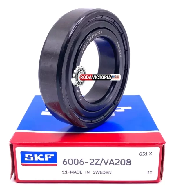 SKF 6006 2Z VA208 BALL BEARING, METAL SHIELDED, HIGH TEMPERATURE 30x55x13 mm - Image 2