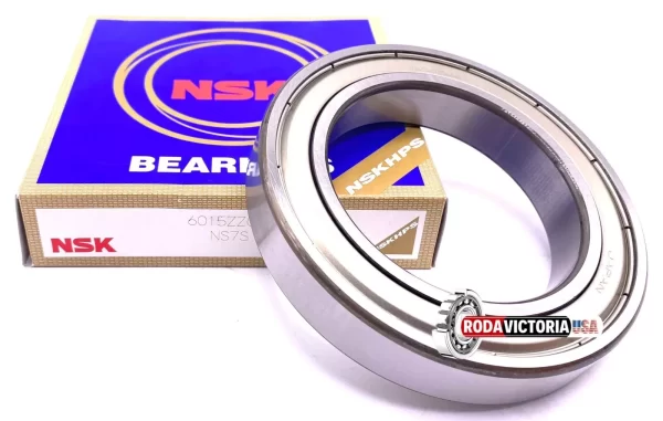 NSK 6015 ZZ DEEP GROOVE BALL BEARING, METAL SHIELDED 75x115x20 mm