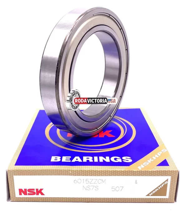 NSK 6015 ZZ DEEP GROOVE BALL BEARING, METAL SHIELDED 75x115x20 mm - Image 3