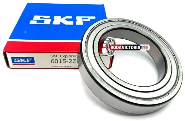 SKF 6015 ZZ C3 DEEP GROOVE BALL BEARING, METAL SHIELDED 75x115x20 mm