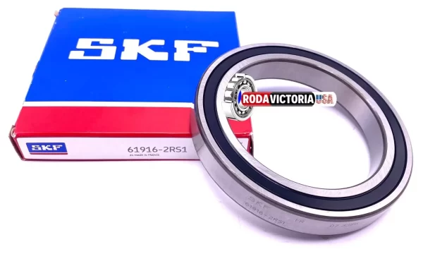 SKF 61916 2RS1 DEEP GROOVE BALL BEARING, RUBBER SEALED 80x110x16 mm