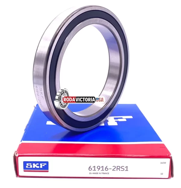 SKF 61916 2RS1 DEEP GROOVE BALL BEARING, RUBBER SEALED 80x110x16 mm - Image 3