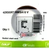 SKF 42x55x7 mm HMSA10 V Viton Oil Metric Seal, Double Lip with Spring - Image 3