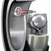 KBS 63010 2RS DEEP GROOVE BALL BEARING, RUBBER SEALED 50x80x23 mm