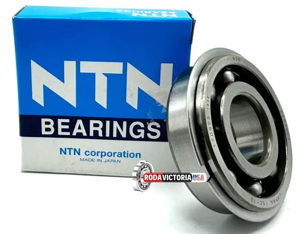 NTN JAPAN 6204 NR C3 BALL BEARING, OPEN TYPE, NO SEALS + SNAP RING 20x47x14 mm - Image 2