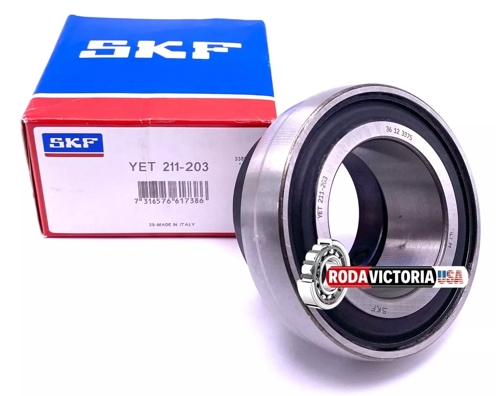 SKF Italy YET 211-203 Radial Insert Ball Bearing YET211-203 55.562x100x48.40 mm - Image 3