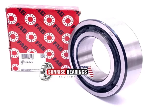 FAG Germany 3215 B TVH C3 Angular Contact Ball Bearing 75x130x31.3 mm - Image 4