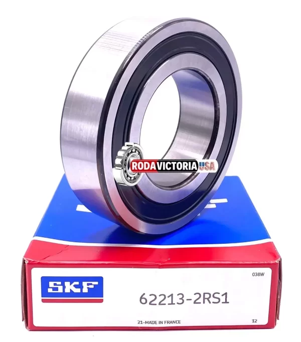 SKF 62213 2RS1 Deep Groove Ball Bearing, Rubber Sealed 65x120x31 mm