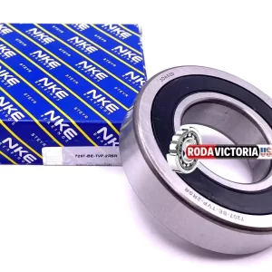 NKE 7207 BE TVP 2RSR Angular Contact Ball Bearing, Rubber Sealed 35x72x17 mm